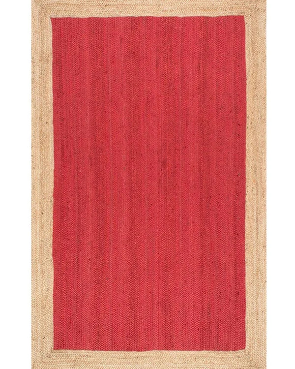 Red Natural Jute Rug - Image 3