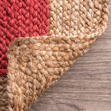 Red Natural Jute Rug - Image 4