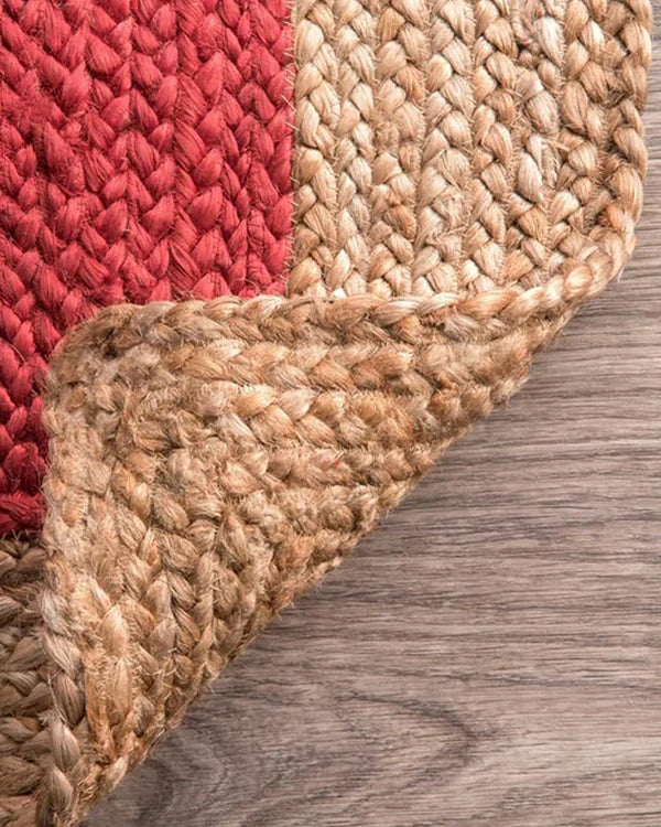 Red Natural Jute Rug - Image 4