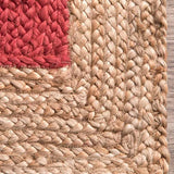 Red Natural Jute Rug - Image 6