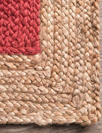 Red Natural Jute Rug - Image 6