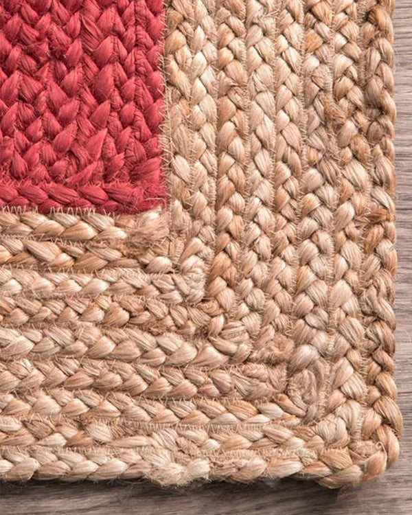 Red Natural Jute Rug - Image 6