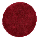 Red Solid Plush Shag Rug - Image 6