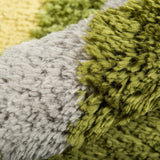 Retro Green Modern Plush Shag Rug - Image 3