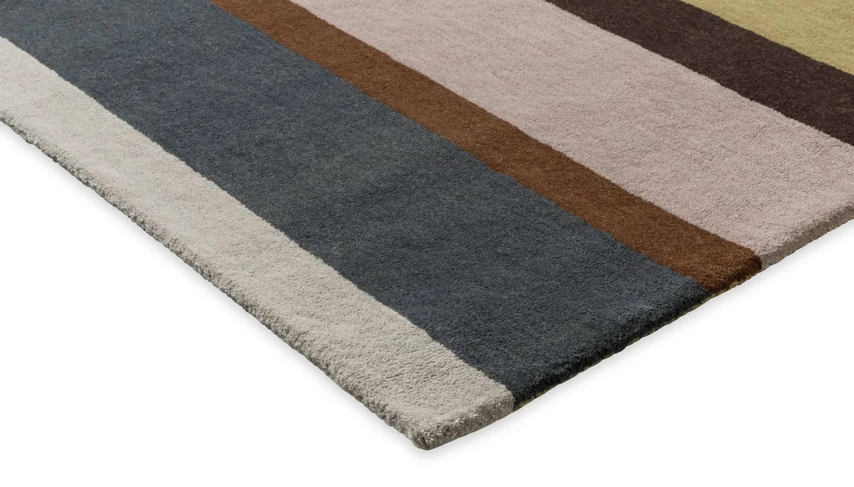 Retro Modern Hand-Tufted Wool Rug - Image 5