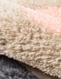 Retro Pastel Modern Plush Shag Rug - Image 3