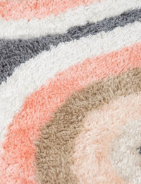 Retro Pastel Modern Plush Shag Rug - Image 4