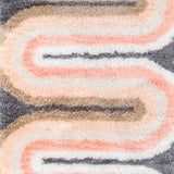 Retro Pastel Modern Plush Shag Rug - Image 6