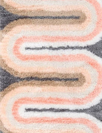 Retro Pastel Modern Plush Shag Rug - Image 6