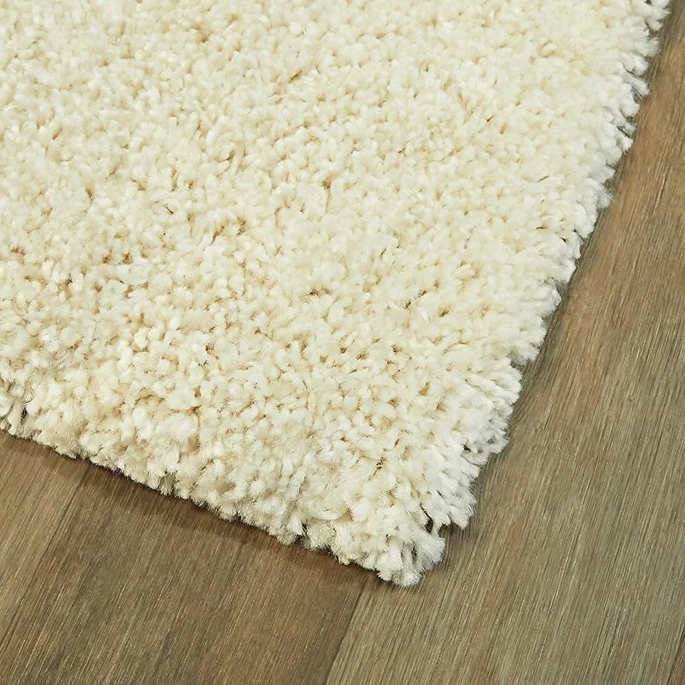Retro Rust Modern Plush Shag Rug - Image 3