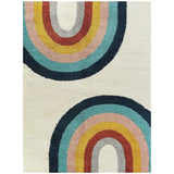 Retro Rust Modern Plush Shag Rug - Image 4