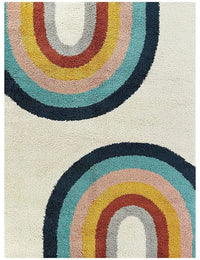 Retro Rust Modern Plush Shag Rug - Image 4