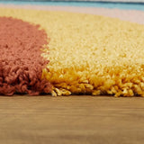 Retro Rust Modern Plush Shag Rug - Image 5