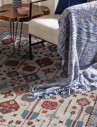 Rimaya Traditional Hand-Tufted Wool Rug - Image 1