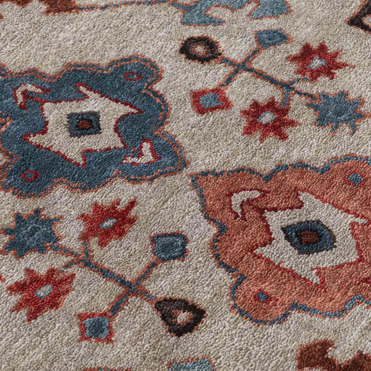 Rimaya Traditional Hand-Tufted Wool Rug - Image 4