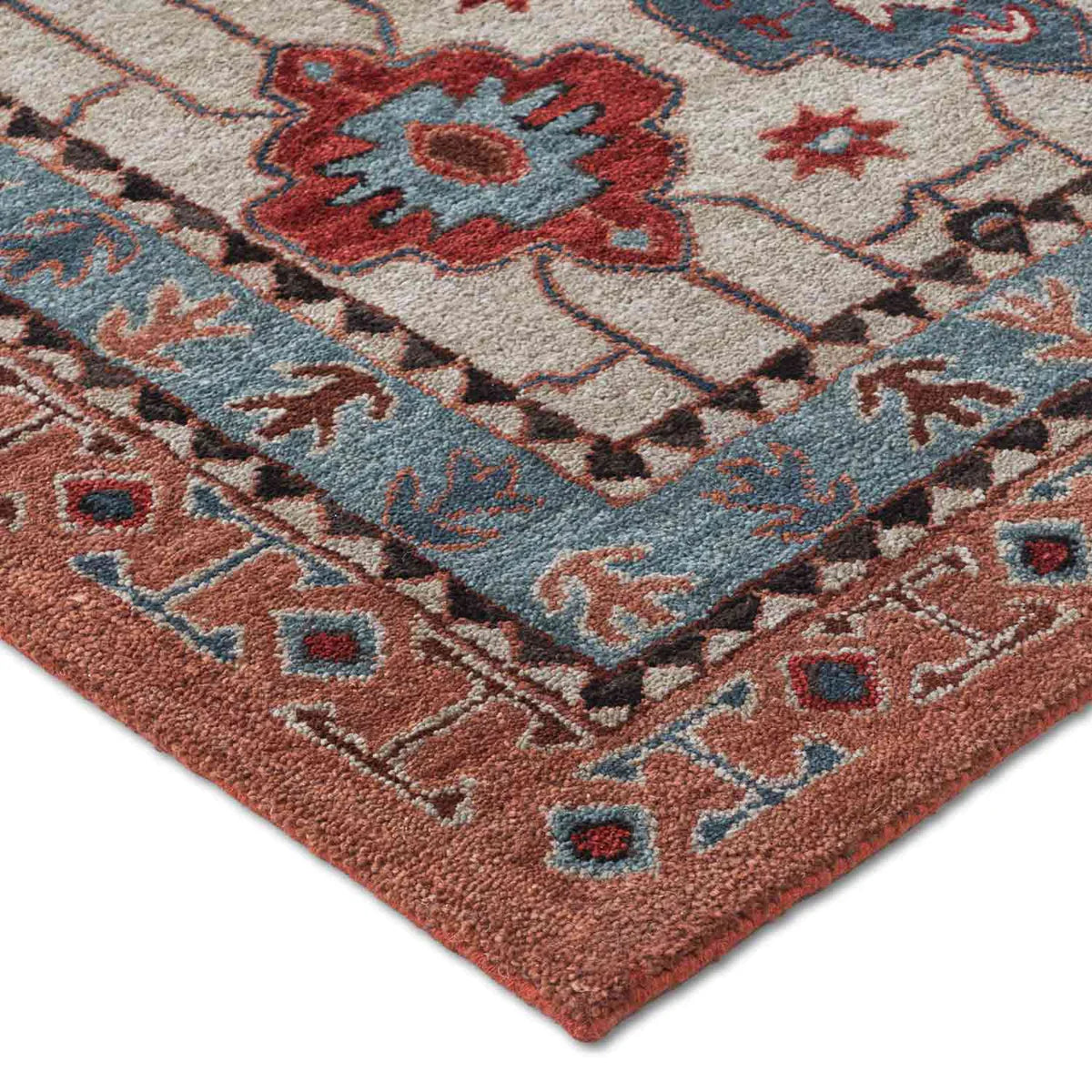Rimaya Traditional Hand-Tufted Wool Rug - Image 6