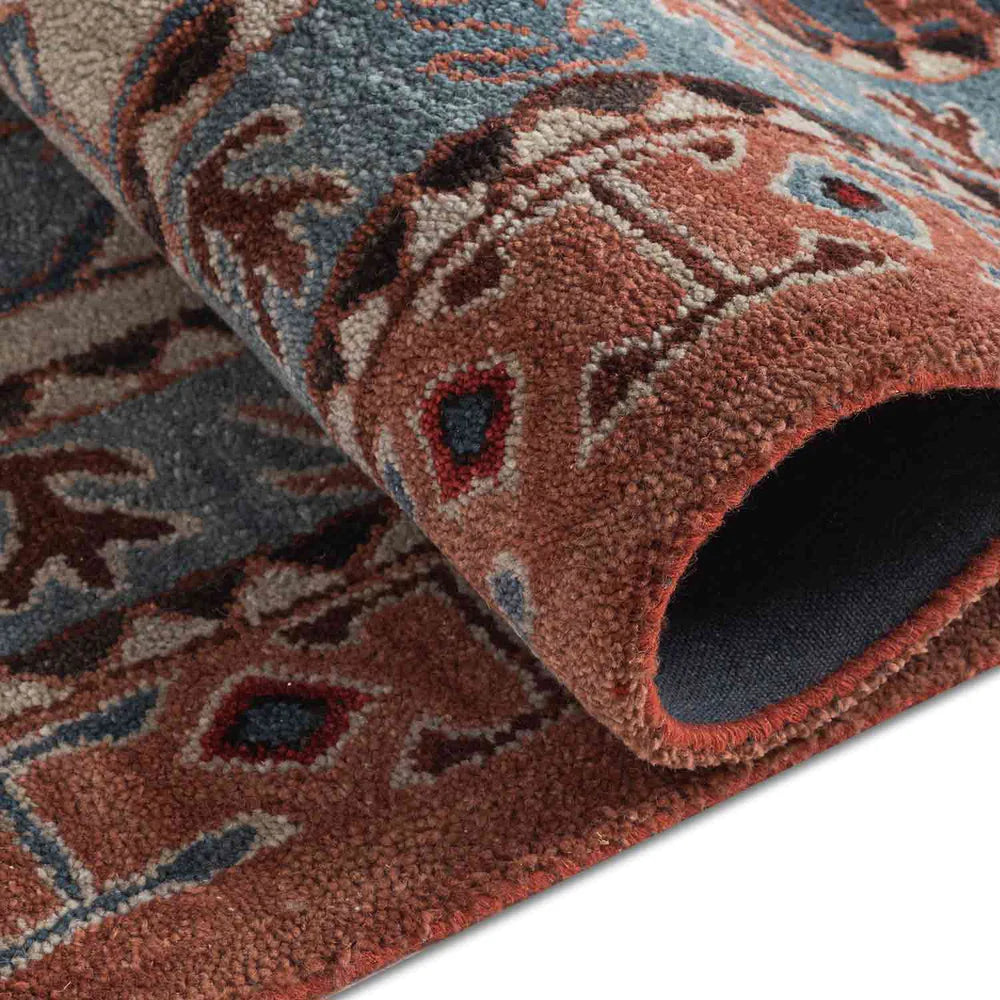 Rimaya Traditional Hand-Tufted Wool Rug - Image 7