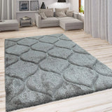 Ripple Charcoal Grey Ripple Plush Shag Rug - Image 1