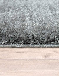 Ripple Charcoal Grey Ripple Plush Shag Rug - Image 3