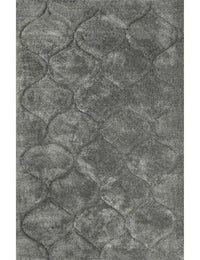 Ripple Dark Grey Ripple Collection Plush Shag Rug - Image 3