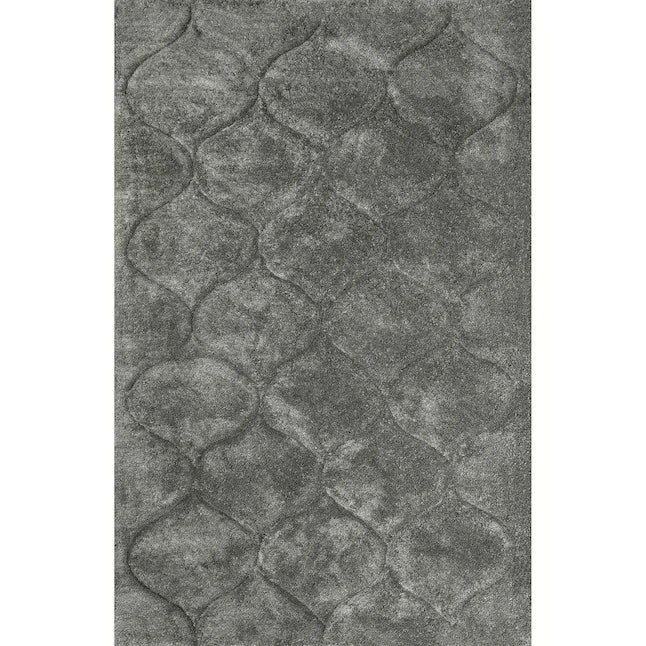 Ripple Dark Grey Ripple Collection Plush Shag Rug - Image 3