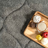 Ripple Dark Grey Ripple Collection Plush Shag Rug - Image 5