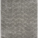 Ripple Heather Grey Ripple Plush Shag Rug - Image 2