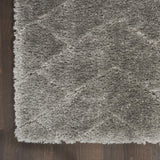 Ripple Heather Grey Ripple Plush Shag Rug - Image 4