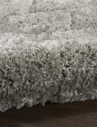 Ripple Heather Grey Ripple Plush Shag Rug - Image 5
