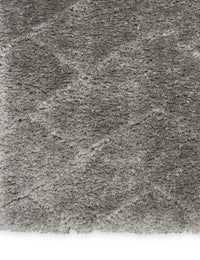 Ripple Heather Grey Ripple Plush Shag Rug - Image 6