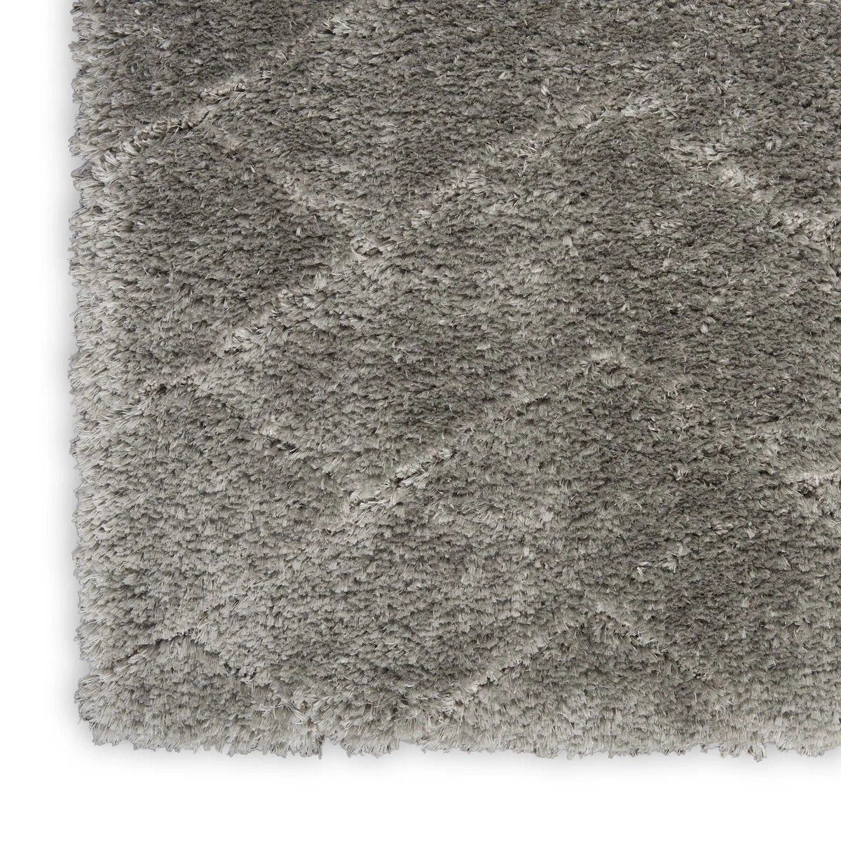Ripple Heather Grey Ripple Plush Shag Rug - Image 6