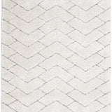 Ripple Ivory, Grey Ripple Collection Plush Shag Rug - Image 2