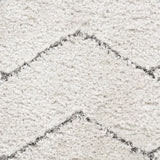 Ripple Ivory, Grey Ripple Collection Plush Shag Rug - Image 5
