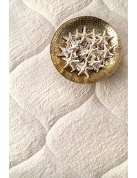 Ripple IVORY Ripple Collection Plush Shag Rug - Image 2