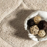 Ripple Light Beige Ripple Collection Plush Shag Rug - Image 3