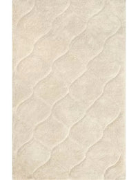 Ripple Light Beige Ripple Collection Plush Shag Rug - Image 4