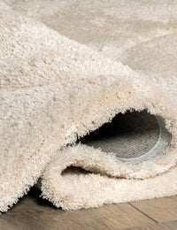 Ripple Light Beige Ripple Collection Plush Shag Rug - Image 9