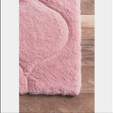Ripple PINK Ripple Collection Plush Shag Rug - Image 7