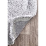 Ripple SILVER Ripple Collection Plush Shag Rug - Image 5