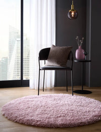 Rose Solid Plush Shag Rug - Image 3