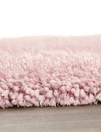 Rose Solid Plush Shag Rug - Image 5