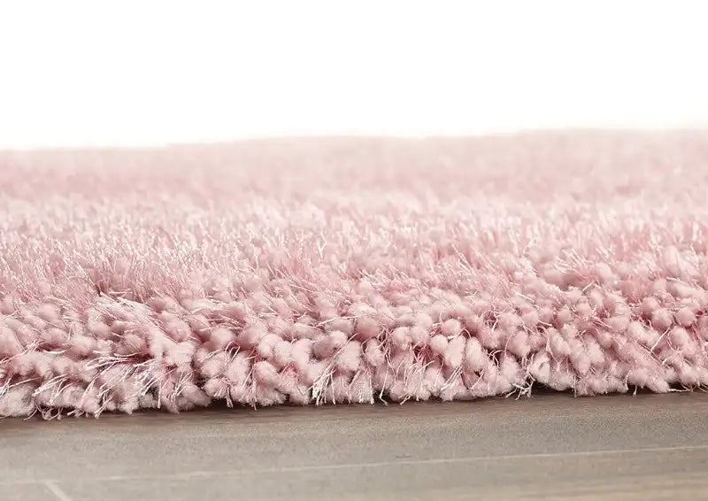 Rose Solid Plush Shag Rug - Image 5