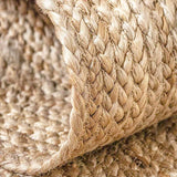 Round Natural Natural Jute Rug - Image 6