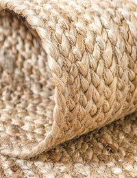 Round Natural Natural Jute Rug - Image 6