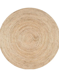 Round Natural Natural Jute Rug - Image 8