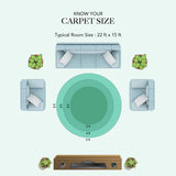 Round Natural Natural Jute Rug - Image 9