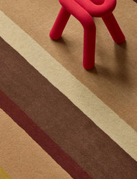 Ruby Modern Hand-Tufted Wool Rug - Image 3