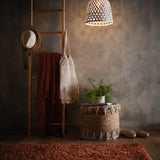 Rust Solid Plush Shag Rug - Image 5