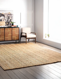 Rustic Natural Jute Rug - Image 1