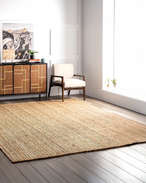 Rustic Natural Jute Rug - Image 1